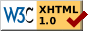 XHTML 1.0 validiert